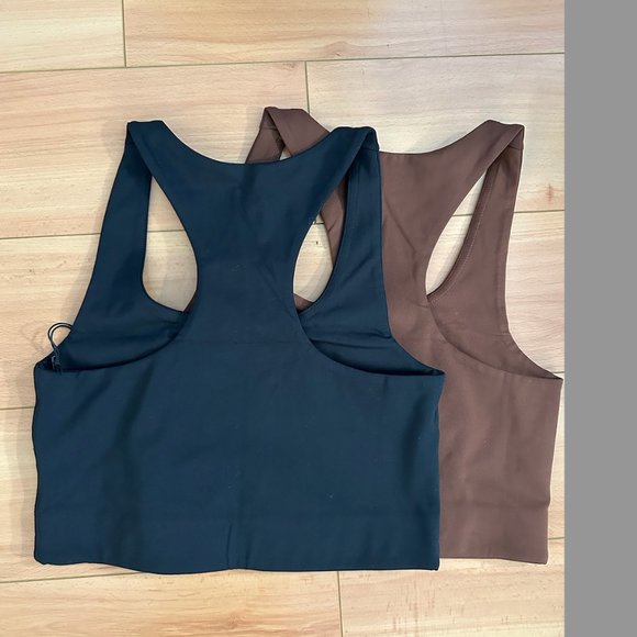 Girlfriend Paloma Bra 2-Pack (Earth and Black) BNWT in Size Small - Picture 2 of 2